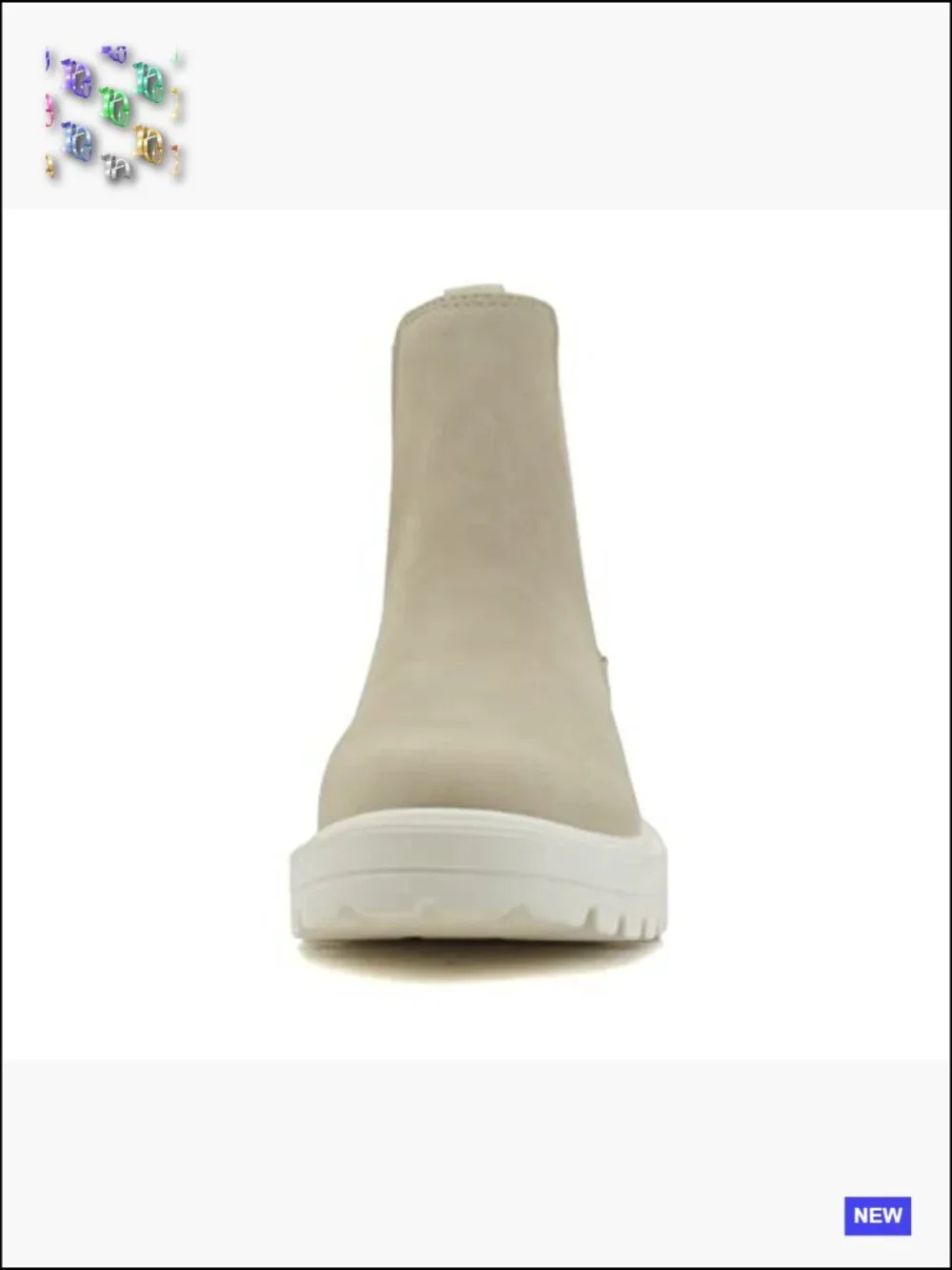 Women Lug Sole Low Heel Chelsea Fashion Ankle Bootie w/Double Elastic Gore